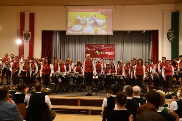 Musikalischer Ostergruß vom Musikverein St. Marein in der Thomas Schroll Halle in Neumarkt. | Foto: Anita Galler