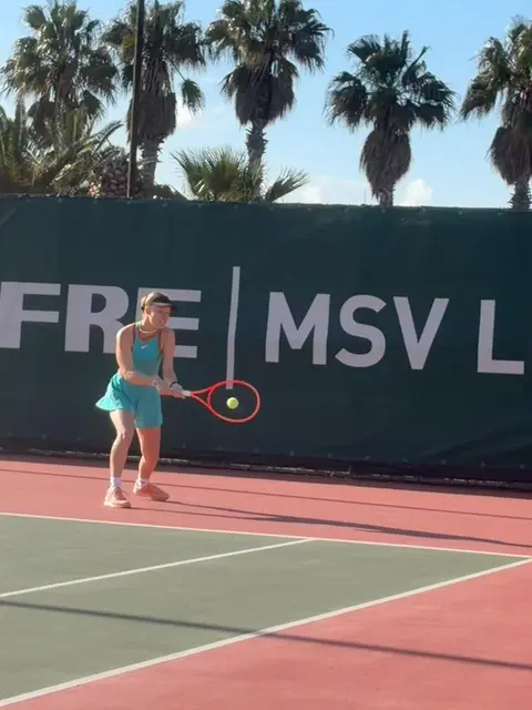 Die Eisenstädterin zeigte beim Turnier trotz widriger Wetterbedingungen tolles Tennis. | Foto: Haider-Maurer