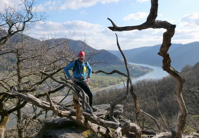 Immer wieder schöne Aussichtsplatzerl auf dem Welterbesteig ins Donautal