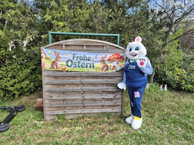 Fröhliche Osternestsuche