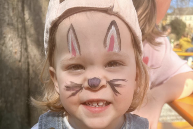 Die Kinder konnten sich im Park auch bemalen lassen. | Foto: Privat