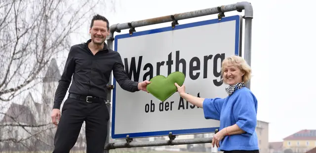 Roland Urban, Christine Grüll | Foto: Die Grünen Wartberg/Tilmann Grüll