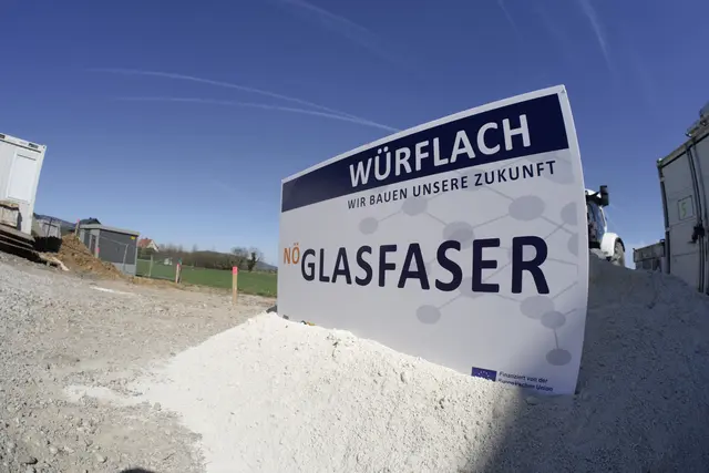 Großer Moment für modernes Internet in Würflach. | Foto: Santrucek