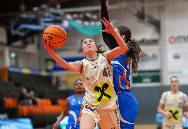 Mit einem doch noch deutlichen 67:49-Erfolg stellten die Klosterneuburgerinnen auf 1:0 in der Semifinalserie  | Foto: Basketball Austria / M. Filippovits