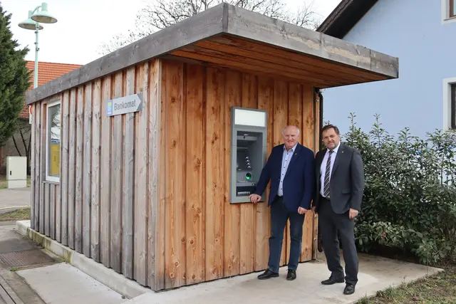 Bankomat in Velm gut genutzt – höhere Frequenz nötig