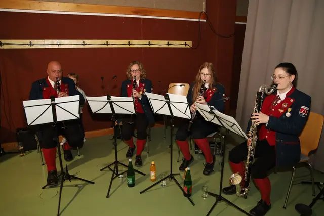 Begleitet wurde die Veranstaltung durch ein Klarinettenquartett der Musikkapelle Langau. | Foto: Mayerhofer