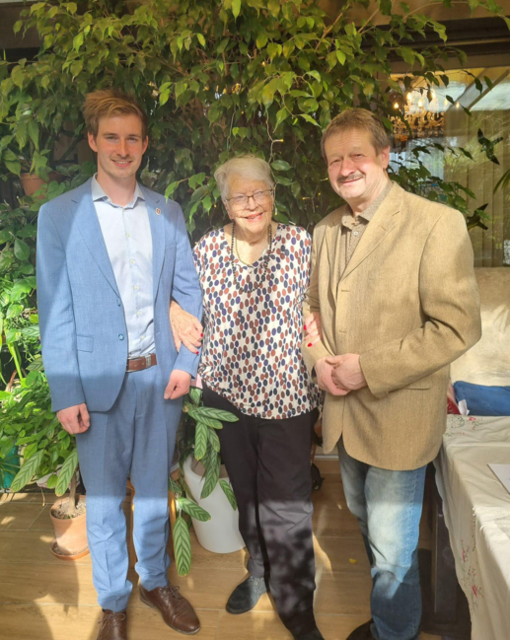 Gemeinde Marchegg feiert 95. Geburtstag von Jubilarin