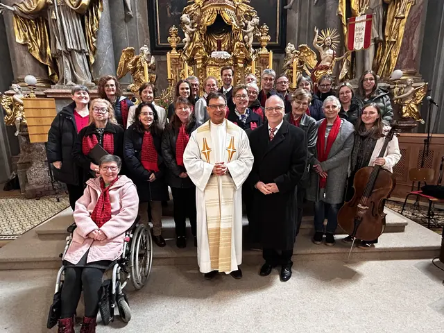Fröhliche Ostermesse in der Stadpfarrkirche Waidhofen/Thaya