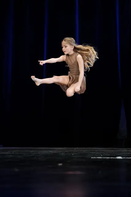 Lara Kreuzhuber beim Solotanz. | Foto: Alexander Gerner/blitznicht.de