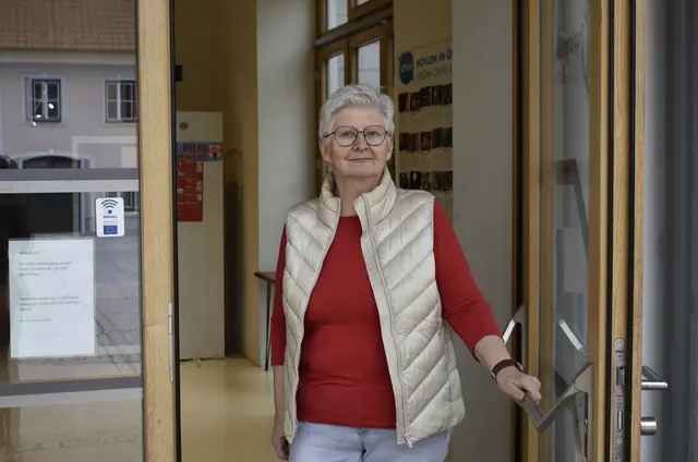 Herta Dobrounig ist seit 2011 Obfrau des Vereins Tropfsteinhöhle Griffen. Mit Höhle, Schlossberg und Handke-Ausstellung werden Natur und Kultur in der Marktgemeinde Griffen verbunden. | Foto: MeinBezirk.at/Petra Lammer