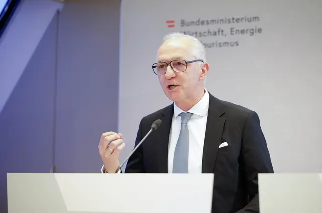 APG-Chef Gerhard Christiner warnte vor zu viel Photovoltaik und plädierte stattdessen für den Ausbau von Windkraft.  | Foto: Sade Jerabek/MeinBezirk