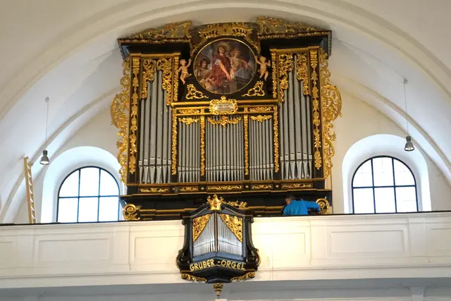 Auf der Gruber-Orgel wird J. S. Bach gespielt. | Foto: Foto: Josef Wind