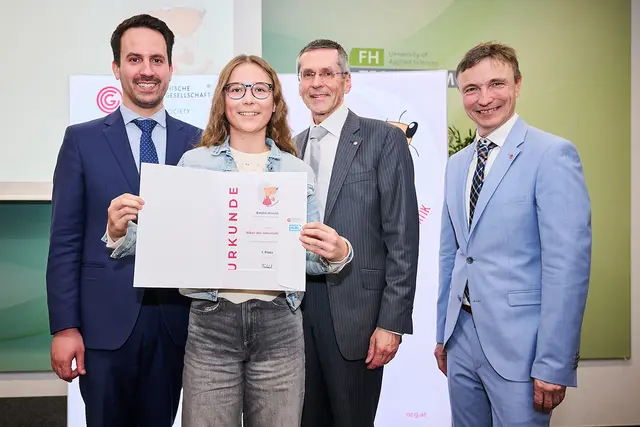 Emilia Oswald aus der 2B-Klasse des BG/BORG Deutschlandsberg siegte beim „Biber der Informatik“. | Foto: Irene Oswald