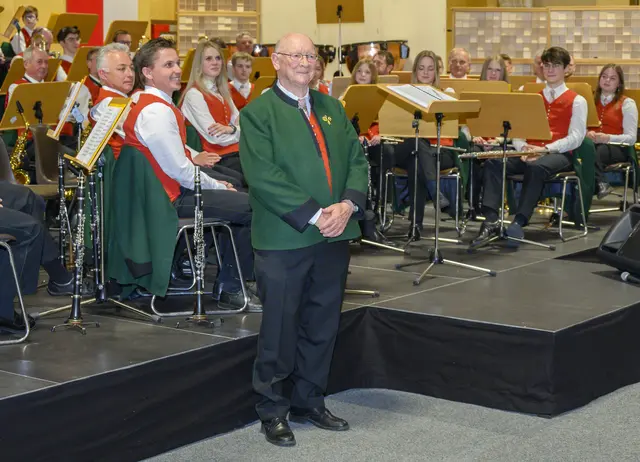 Anton Pfeffer 62 Jahre im Dienste der Bürgermusik Tamsweg. | Foto: Peter Bolha