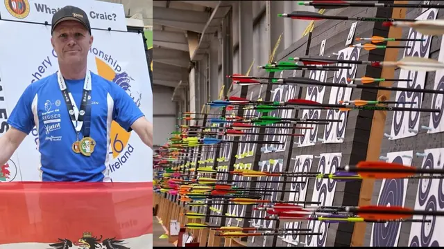 Jürgen Arztmann ist 14-facher Kärntner Landesmeister, achtfacher Österreichischer Meister und fünffacher Europameister im Bogenschießen. | Foto: Jürgen Arztmann