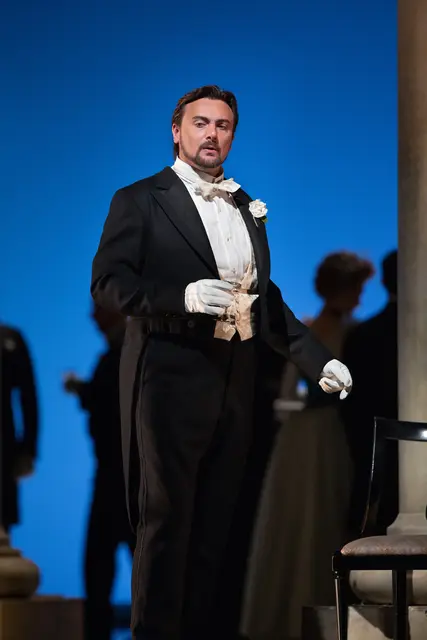 Igor Golovatenko in Tchaikovskys Eugene Onegin. | Foto: Marty Sohl_Met Opera