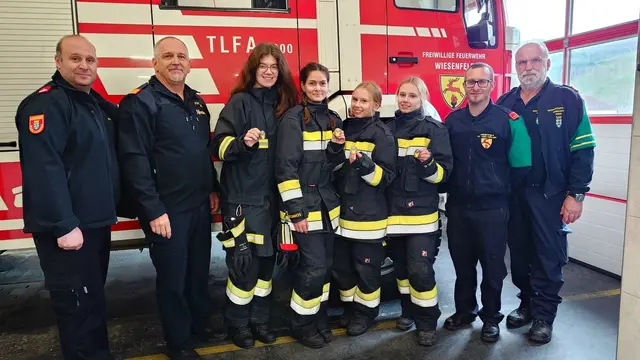 Erstmals nahm im Bezirk eine reine Frauengruppe erfolgreich an der Atemschutzprüfung der FF Wiesenfeld teil. | Foto: OBI Michael Mittergeber, FF Wiesenfeld