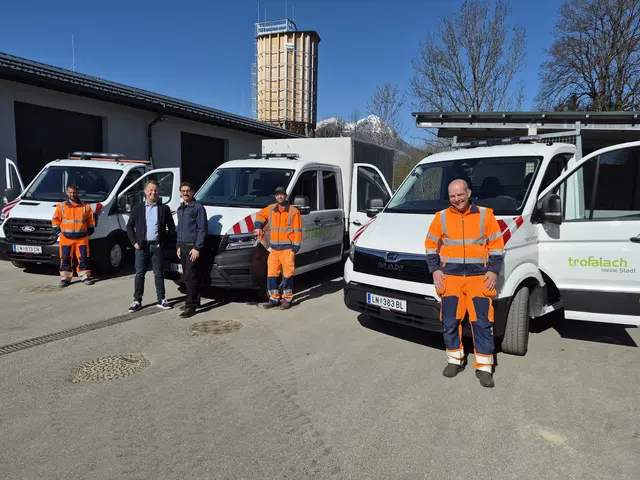 Drei neue Fahrzeuge für den Trofaiacher Bauhof