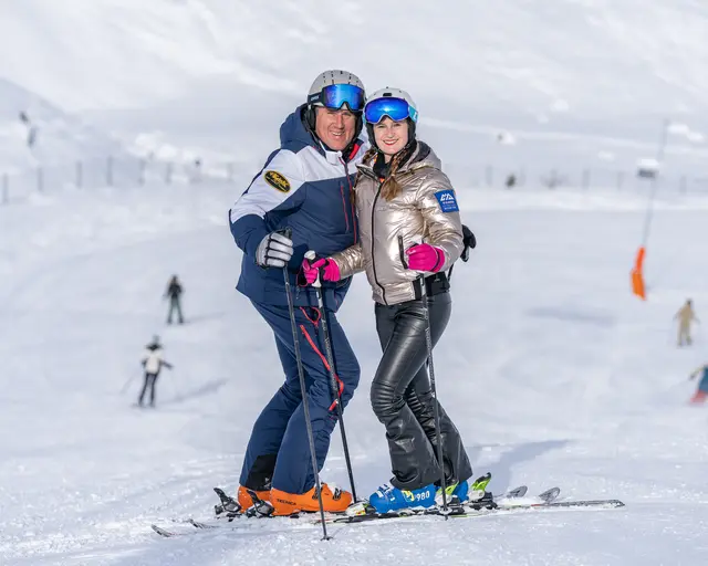 Christian-Flühr-mit Teammitglied Lena Adler.  | Foto: Stefan Rengo