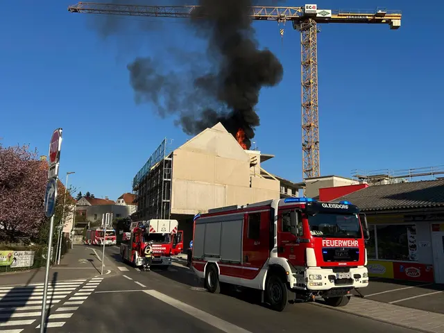 Gasflasche auf Baustelle explodiert, Passantin verletzt