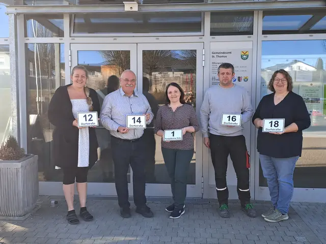 In den kommenden Wochen werden die neuen Straßenschilder montiert und die Adressen an die relevanten Stellen übermittelt.  | Foto: Gemeinde St. Thomas