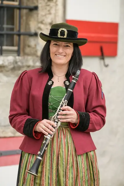 Die Obfrau der Trachtenmusikkapelle Werfen, Angela Langeder. | Foto: TMK Werfen