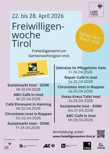 Elf Aktionen laden zum Mitmachen ein!