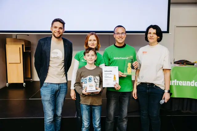 Naturfreunde Kematen-Sonntagberg holen Umweltpreis für Bike-Projekt