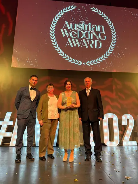 Blumen Gartler aus Zwingendorf hat beim Austrian Wedding Award den ersten Platz in der Kategorie Brautstrauß gewonnen. | Foto: Gartler