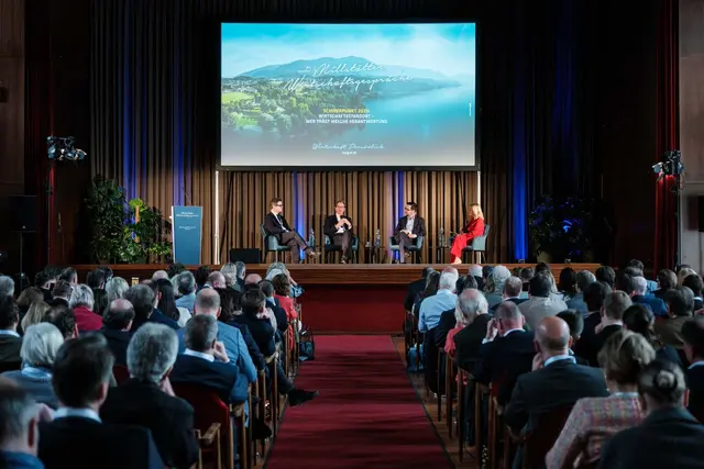 Die Initiatoren der Millstätter Wirtschaftsgespräche, Alfons Helmel und Markus Gruber, freuen sich schon auf das 10-jährige Jubiläum.  | Foto: MWG
