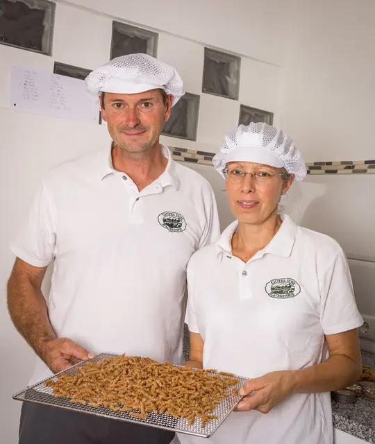 Horst und Petra Doblmair aus Pinsdorf. | Foto: AMA Genussregion/Wildbild.at