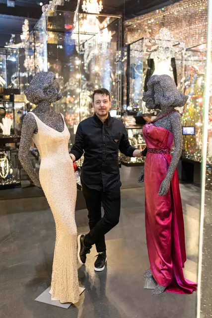 Ted Stampfer besitzt die derzeit größte private Sammlung von Monroe-Memorabilien, die der Öffentlichkeit zugänglich ist.

 | Foto: Swarovski Kristallwelten