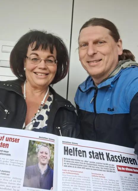 Die erste Ausgabe der KPÖ-Lokalzeitung erscheint in Amstetten. | Foto: KPÖ
