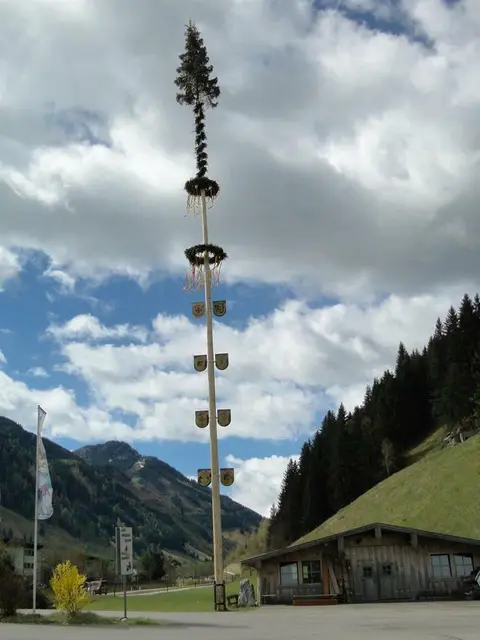 Traditionelles Maibaumaufstellen der Heimatgruppe Taxenbach. | Foto: Rauriesertal.at