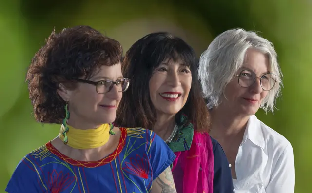 Die Veranstalterinnen Uli Loskot, Qing Yue und Gabriele Scheutz (v.l.) vom Kollektiv Frauen und Natur. | Foto: Wolfgang Stadler