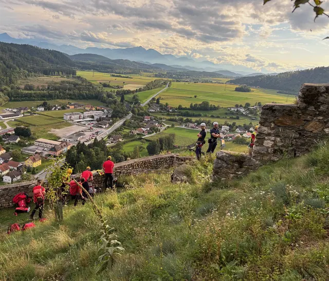 Der Griffner Schlossberg bietet auch eine sportliche Herausforderung: Der Klettersteig gehört zu den herausforderndsten in Österreich. | Foto: MeinBezirk.at/Petra Lammer