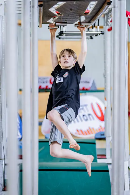 Jugendliche Sportler als "Nachwuchs-Ninjas" in Purgstall an der Erlauf | Foto: Roman Stoiber/SportEventFotografie