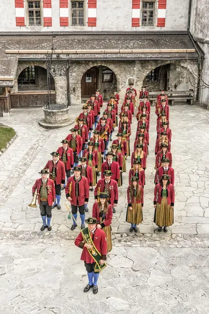 Die Trachtenmusikkapelle Werfen bei einem ihrer Auftritte. | Foto: TMK Werfen