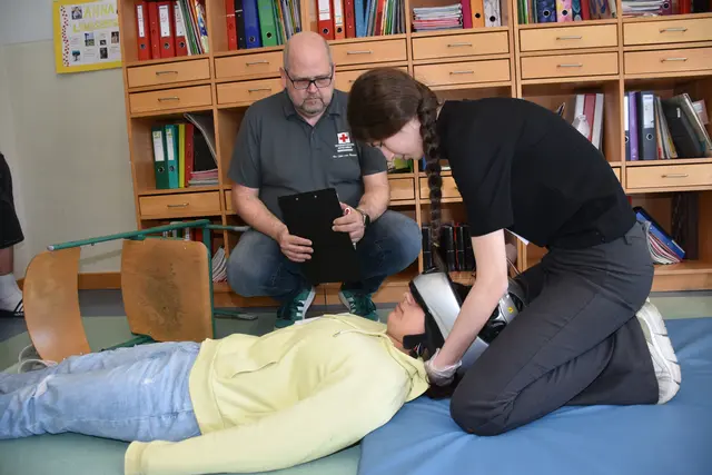 Jugendrotkreuz Bezirkstag 2026 in der Mittelschule Waldhausen.  | Foto: Robert Zinterhof