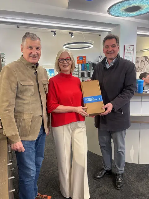 Stadtrat Peter Engelbrechtsmüller, Barbara Hatzmann und Bürgermeister Werner Krammer (v.l.). | Foto: Stadt Waidhofen/Ybbs