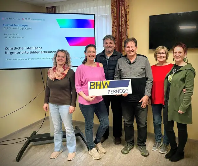 Der sechsteilige Workshop „Leben mit Digitalisierung und KI“ in Pernegg bot den Teilnehmenden einen praxisnahen Einstieg in die Welt digitaler Technologien. | Foto: Gemeinde Pernegg / Waldviertel
