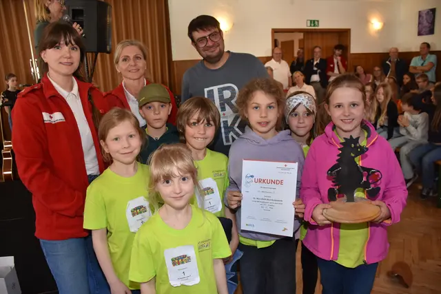 Jugendrotkreuz Bezirkstag 2026 in der Mittelschule Waldhasuen. Mini Helfi Sieger VS Waldhasuen 1.  | Foto: Robert Zinterhof