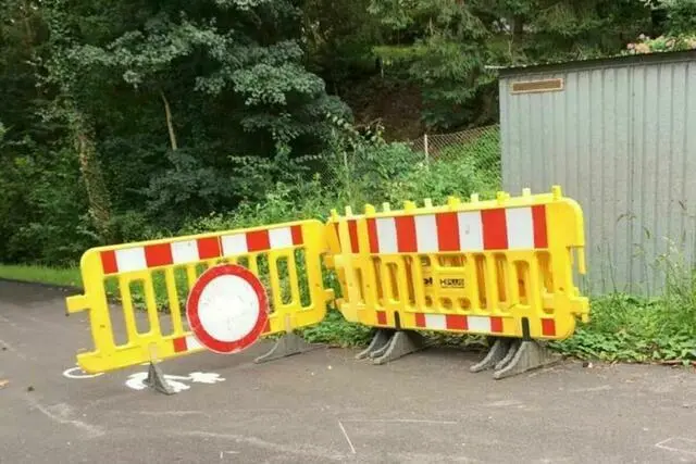 Sperren am Oberen und Unteren Schiffweg zwischen 9. und 17. April