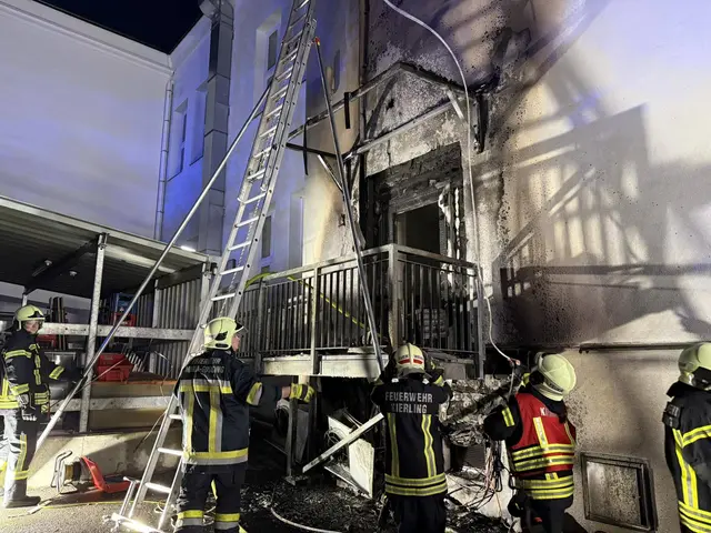 Der Brand brach am Mittwochabend im Bereich des Hintereingangs des Museums aus. | Foto: FF Klosterneuburg