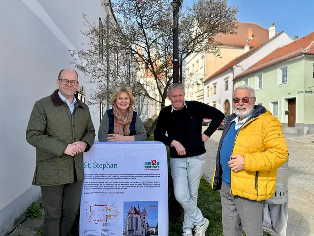 Heissenberger, Jarmer, Zeugswetter und Oppitz präsentierten die ersten Stücke stolz. | Foto: Markus Kahrer