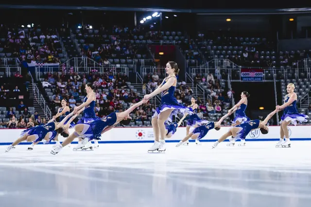 Die 22 besten Teams im Synchroneiskunstlauf aus der ganzen Welt messen sich auf eben dieser Eisfläche. | Foto: Österreichischer Eiskunstlaufverband