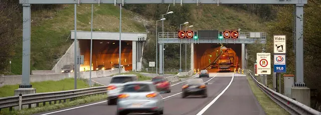 Die Anschlussstelle Kuchl ist von den Bauarbeiten auf der A 10 im Umfeld betroffen. | Foto: Asfinag