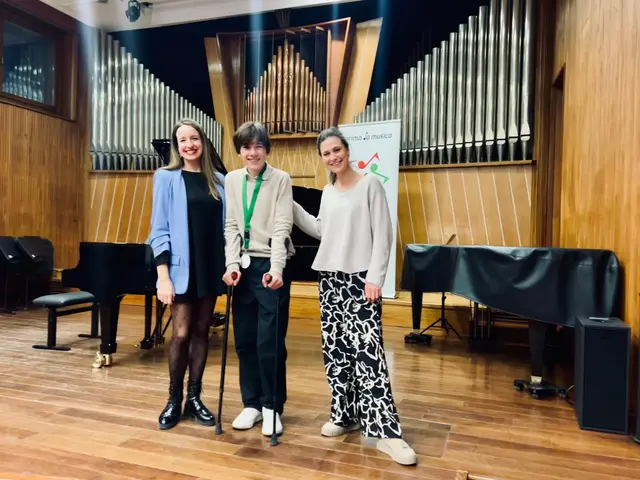 Auch Arthur Noé löste sich das Ticket für den Bundesbewerb. | Foto: Musikschule Gleisdorf 