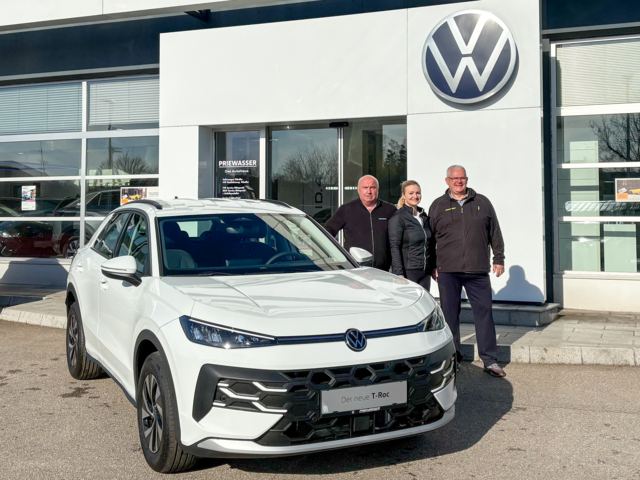Vorbeikommen lohnt sich! Das Priewasser Verkaufsteam freut sich auf deinen Besuch bei der VW Hausmesse am 18. April. | Foto: Priewasser