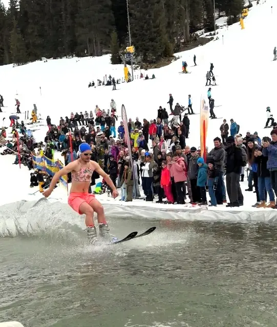 Die Kostüme und Kunststücke beim Watersurf-Contest waren mehr als sehenswert. | Foto: Bergbahnen See